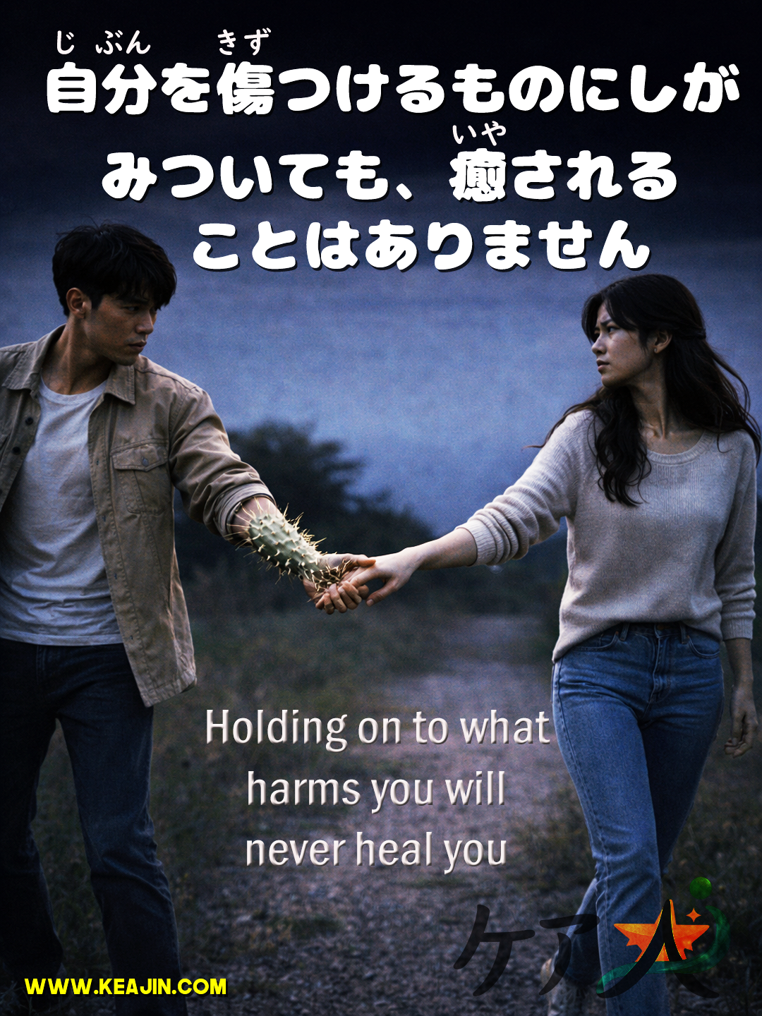 Holding on to what harms you will never heal you