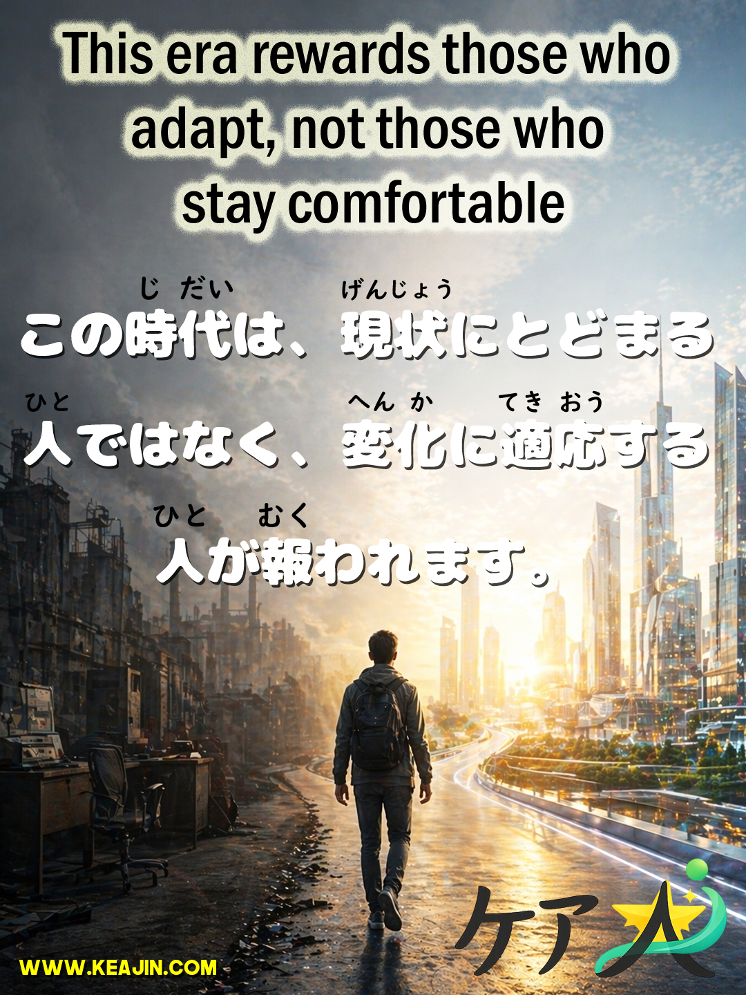 This era rewards those who adapt, not those who stay comfortable