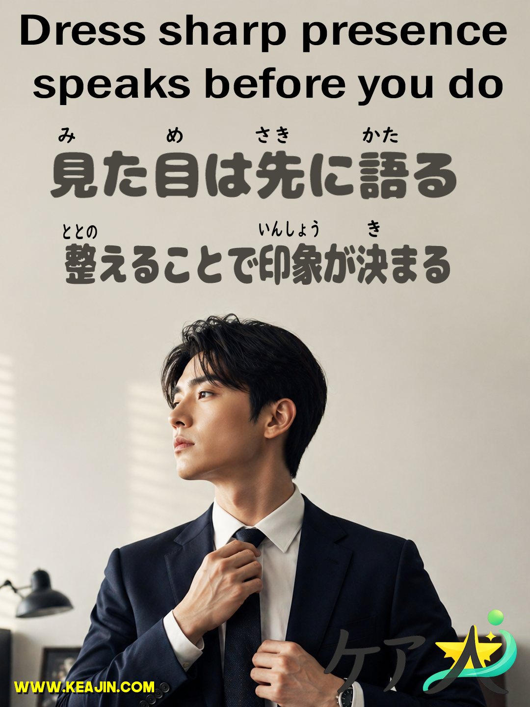 Dress sharp presence speaks before you do