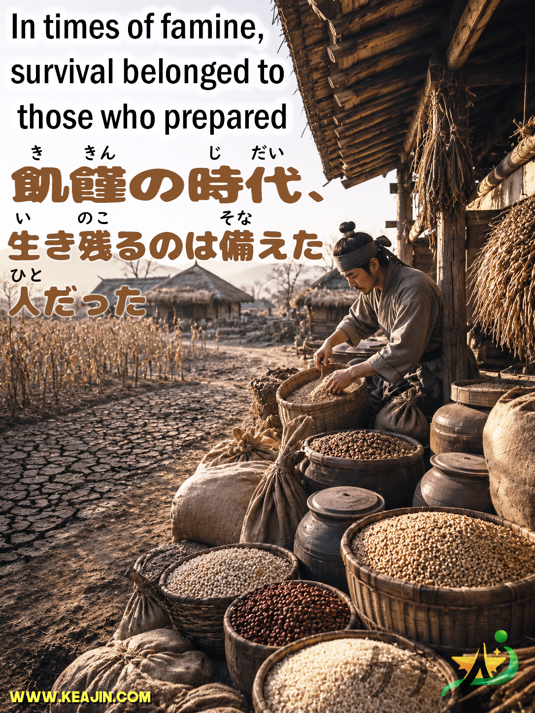 In times of famine, survival belonged to those who prepared