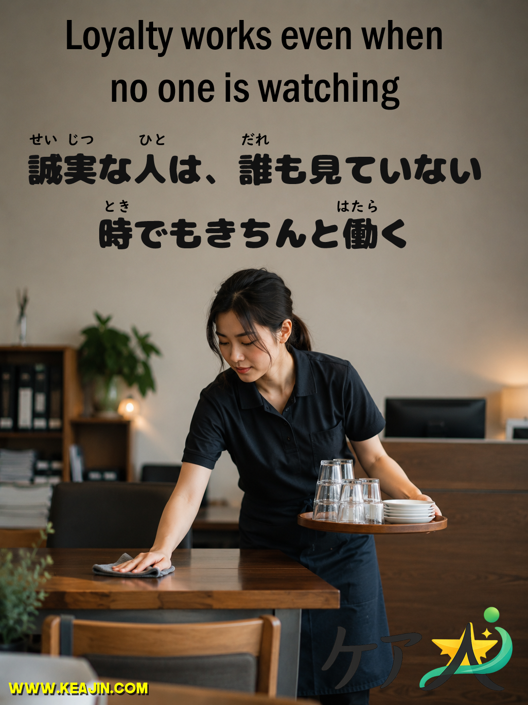 Loyalty works even when no one is watching
