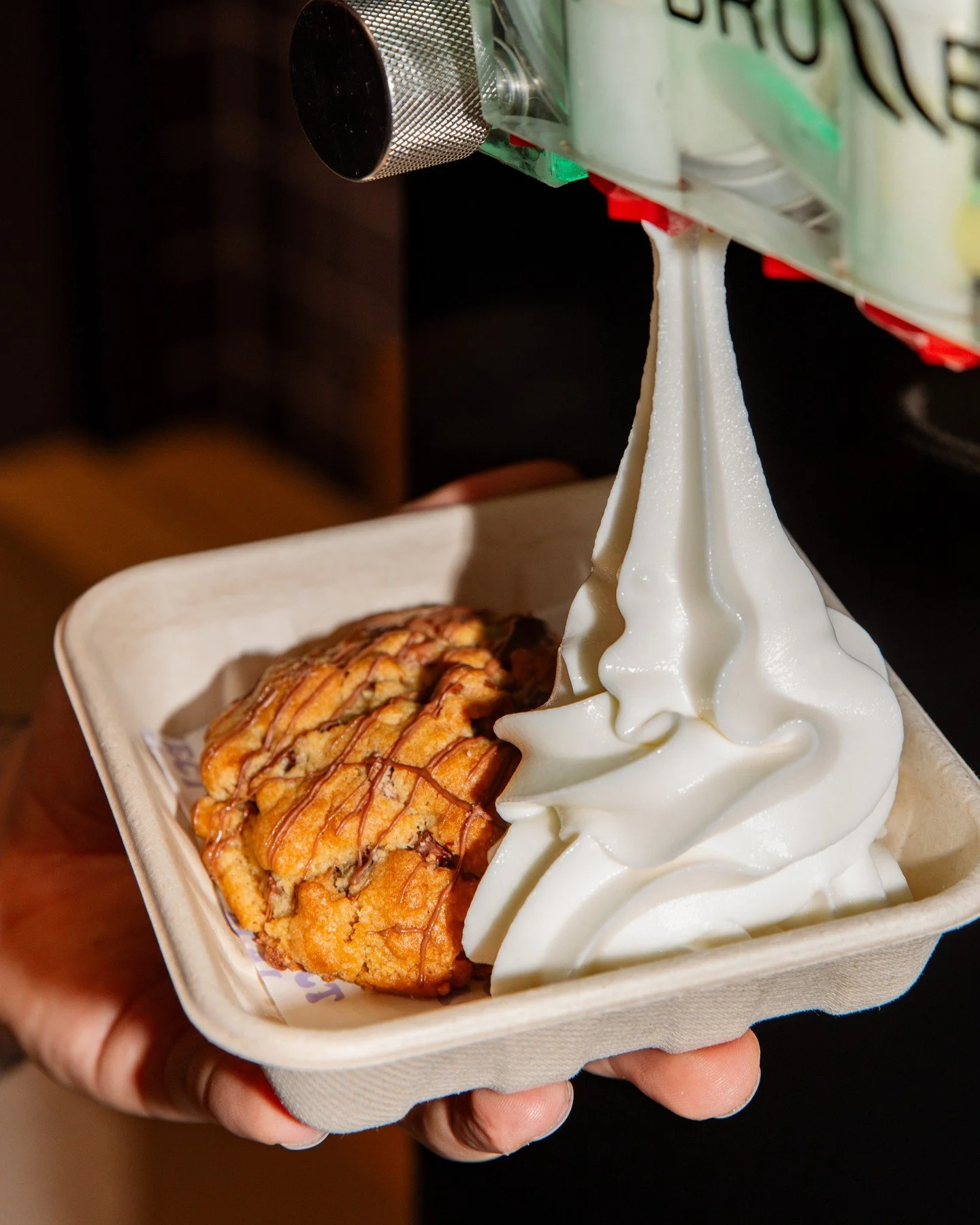 This is not a want. This is a need.⁠
⁠
Warm cookie, cold soft serve. The kind of combo that makes complete sense from the first bite. Exactly what your afternoon craving was trying to tell you.⁠
⁠
Find it at both of our locations:⁠
⁠
107 Puckle St, M