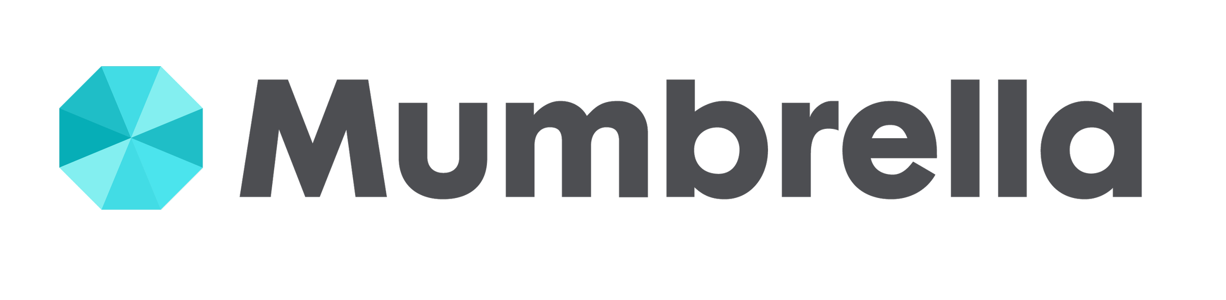 Mumbrella logo, with a teal, faceted gem icon next to the word 'Mumbrella in black text.