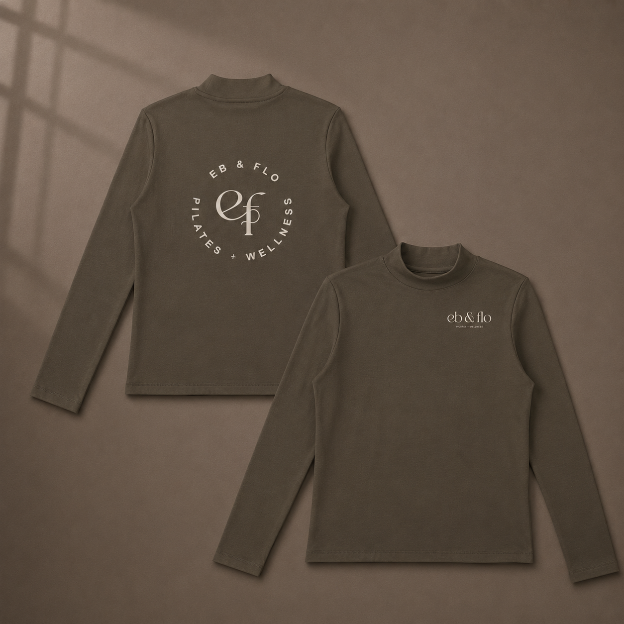 Essential Mock Neck Long Sleeve T-Shirt