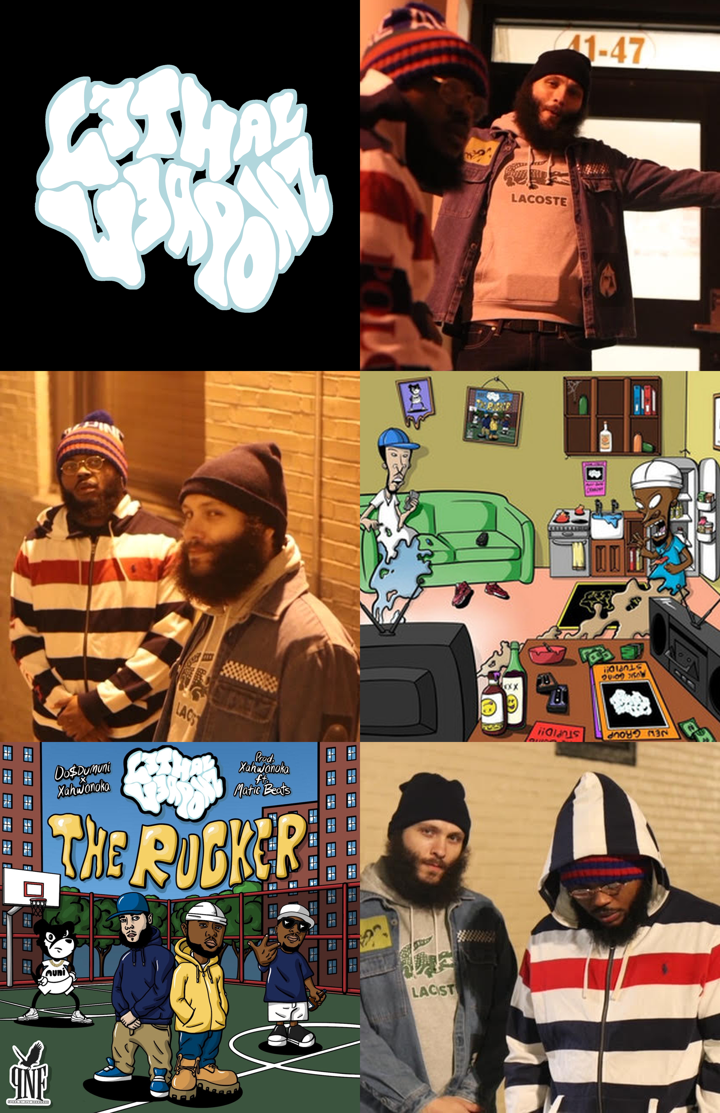 L3THAL W3APONZ - Non-Autographed Collage Poster