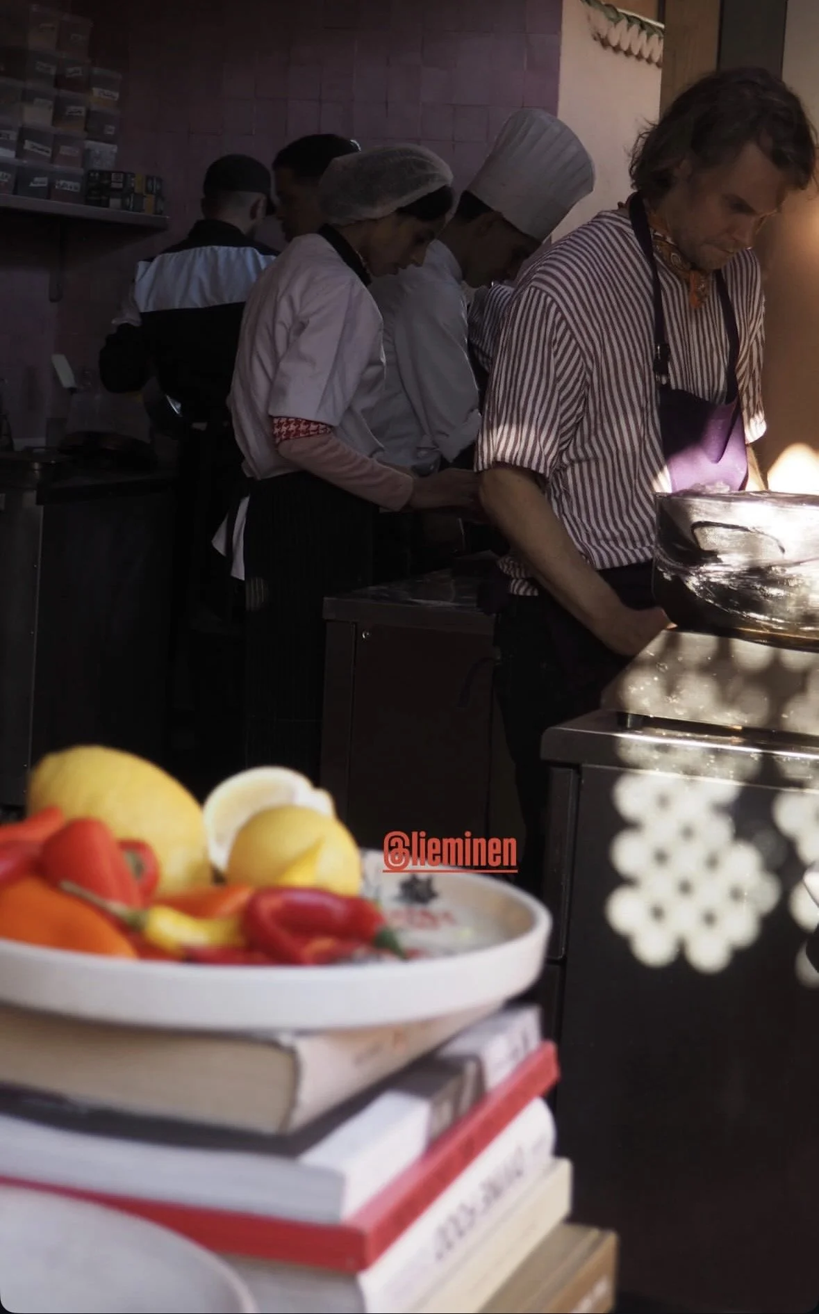 Cooking in Marrakech, Marocco