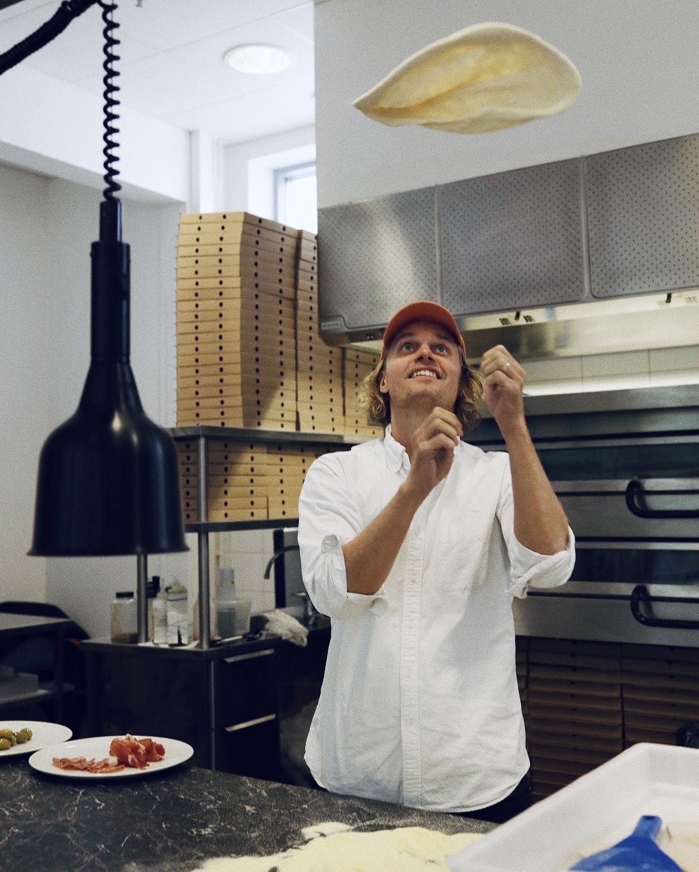 At my pizza shop 2022