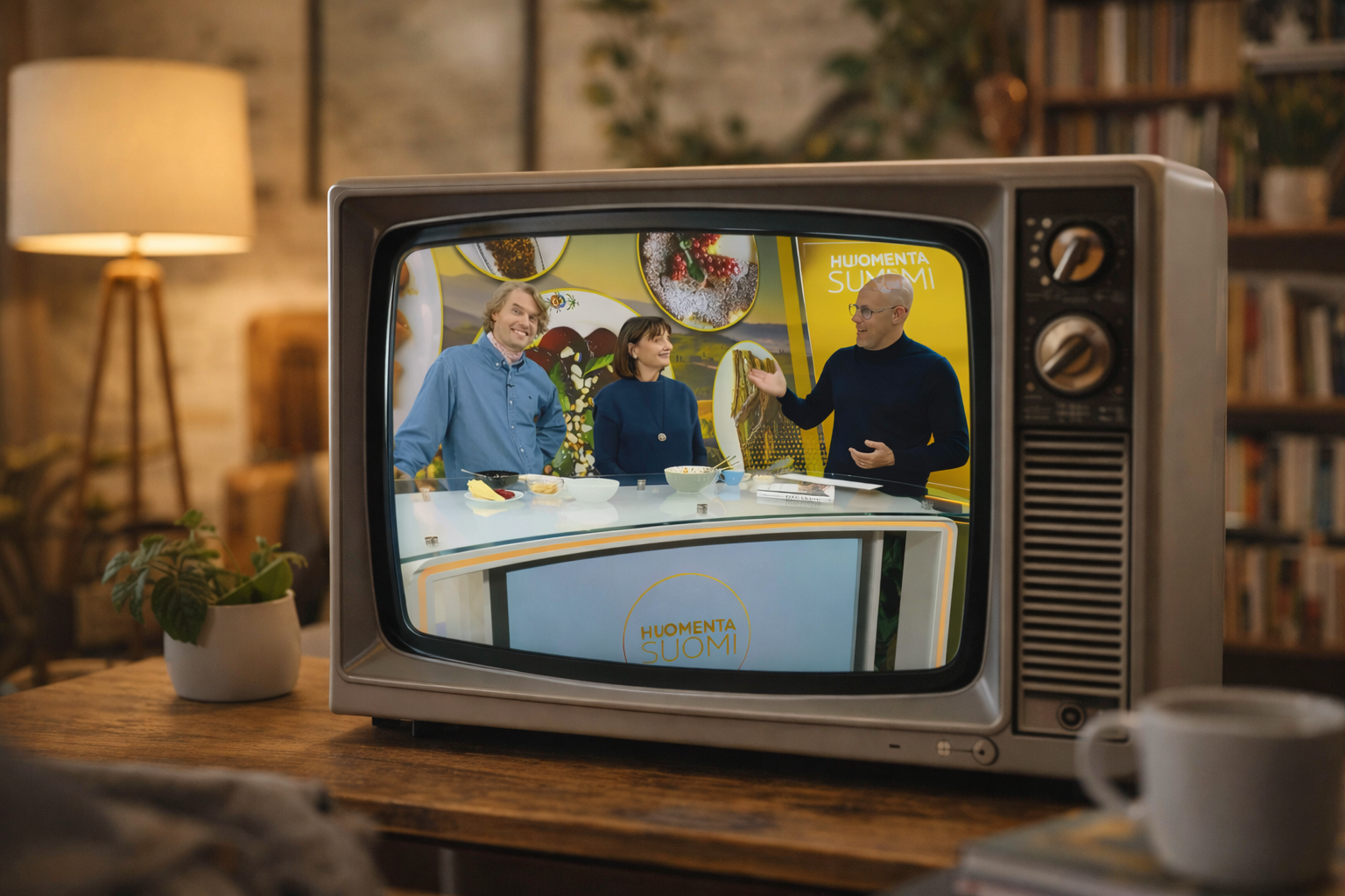 Promoting our book on national television