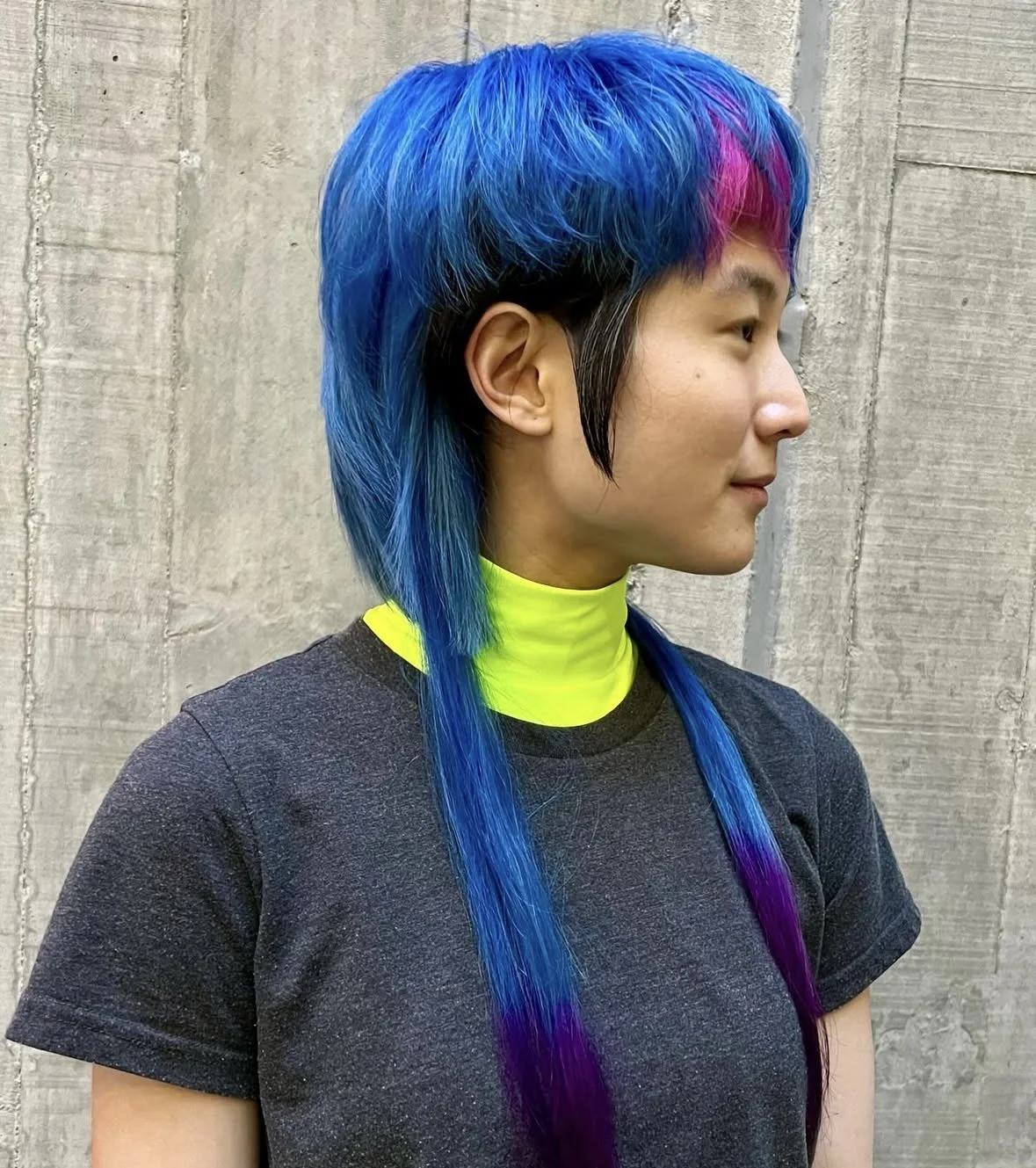 Fun Colour, vivid colour, blue hair