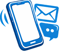 Reach Out by Phone, Text, or Email Icon