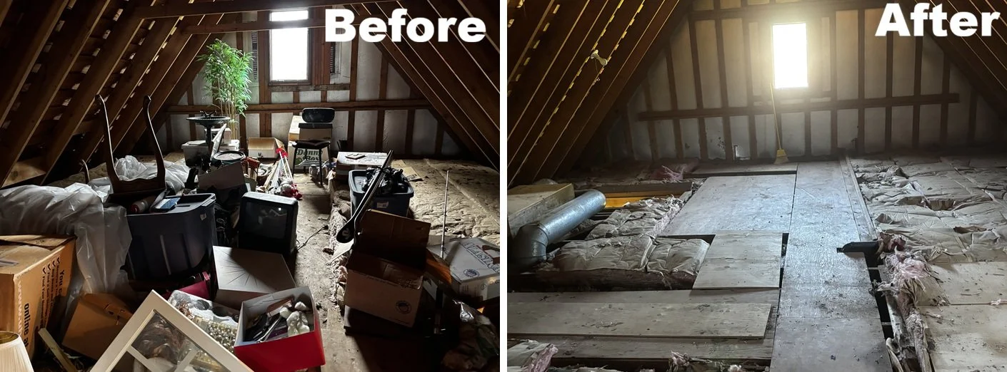 Go Big Junk Removal Attic Clean Out Mill Creek, WA Before and After Image