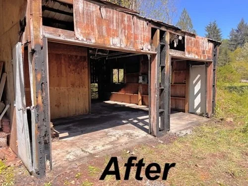 Go Big Junk Removal Garage Fire Cleanout Snohomish, WA After Image