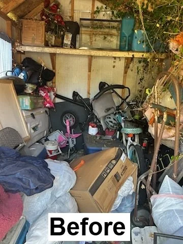 Go Big Junk Removal Shed Cleanout Sedro-Woolley, WA Before