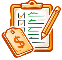 Get an up-front quote with clear pricing icon