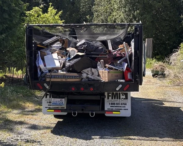 Go Big Junk Removal House Clean Out Truck Filled