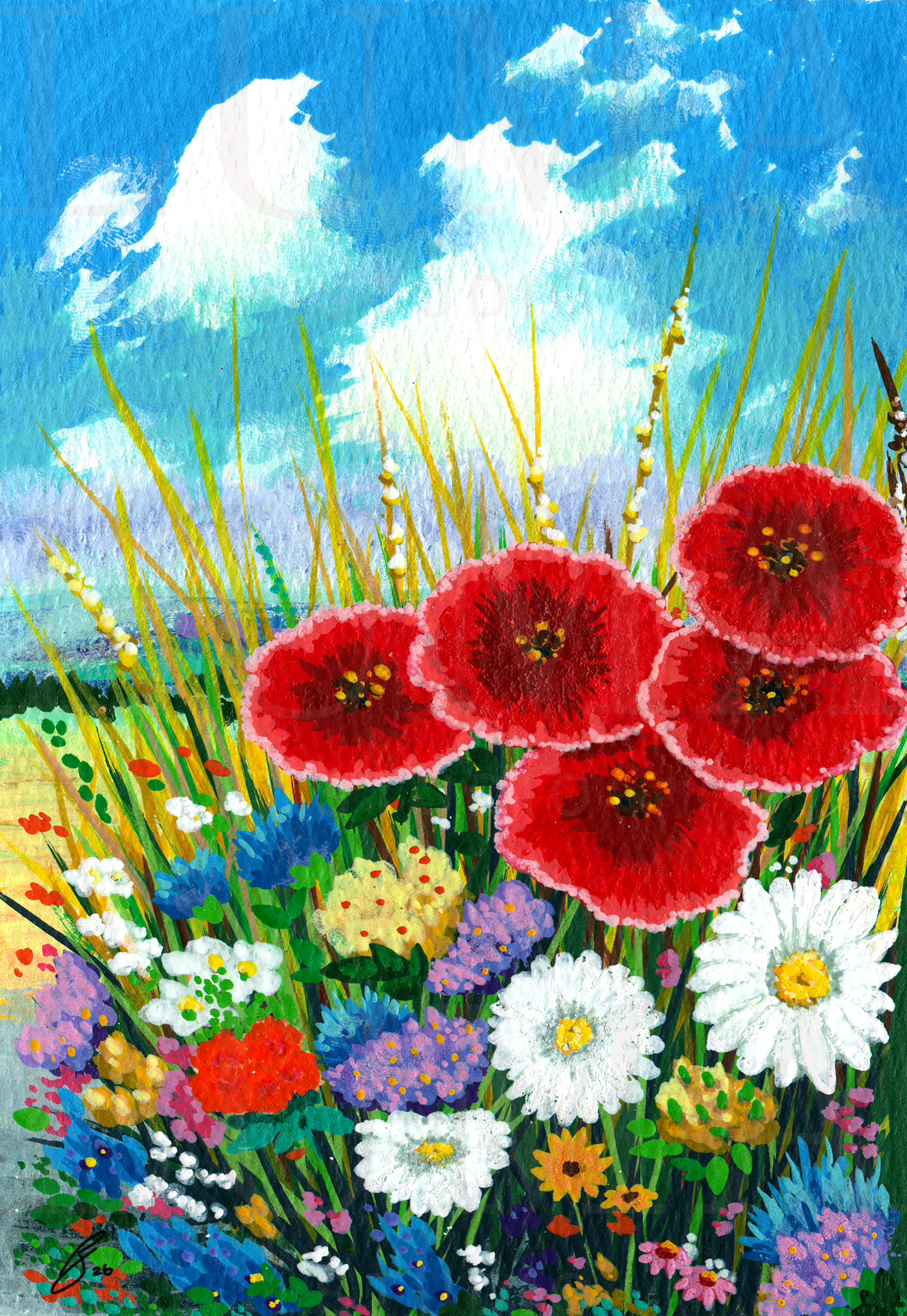 Wildflowers - Open Edition Print