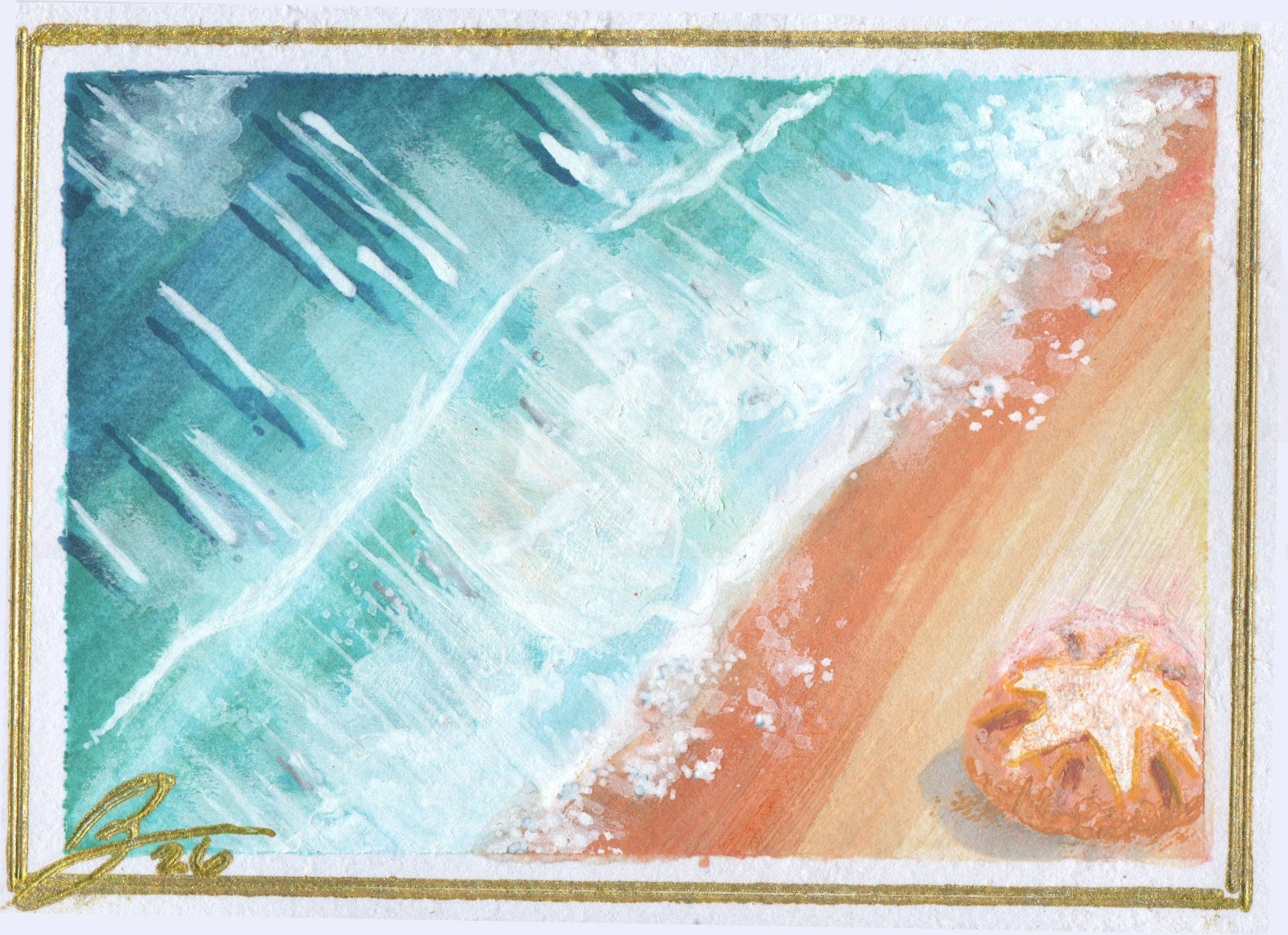 Sandy Pylos - Octant I of VIII - Masterpieces of the Macrocosm - ACEO