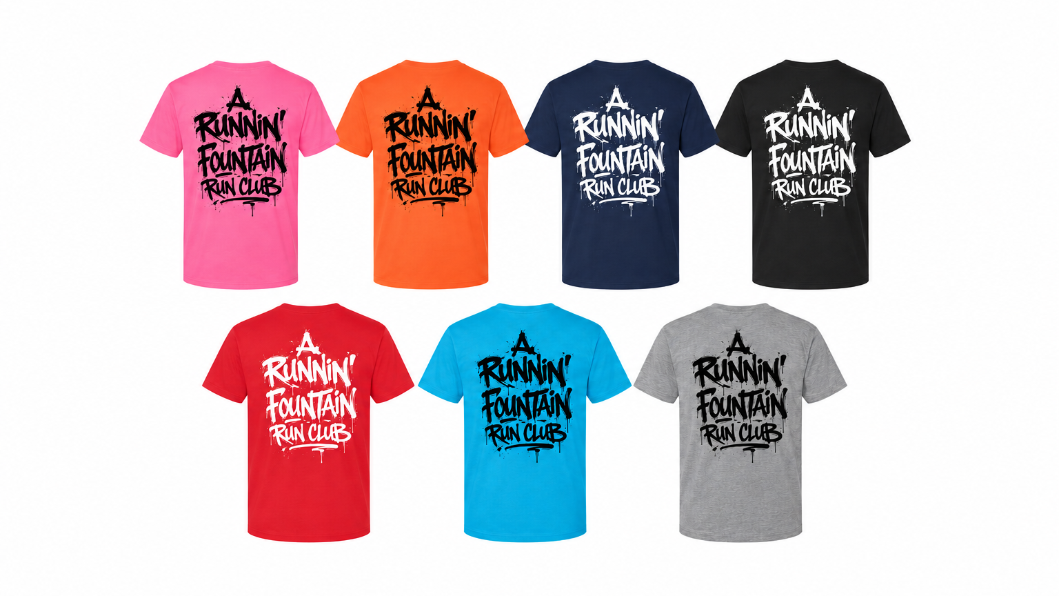 Unisex Performance T-Shirt with Graffiti Logo