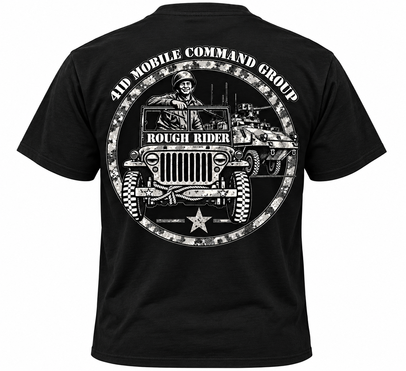 4ID Mobile Command Group – Rough Rider Performance T-Shirt