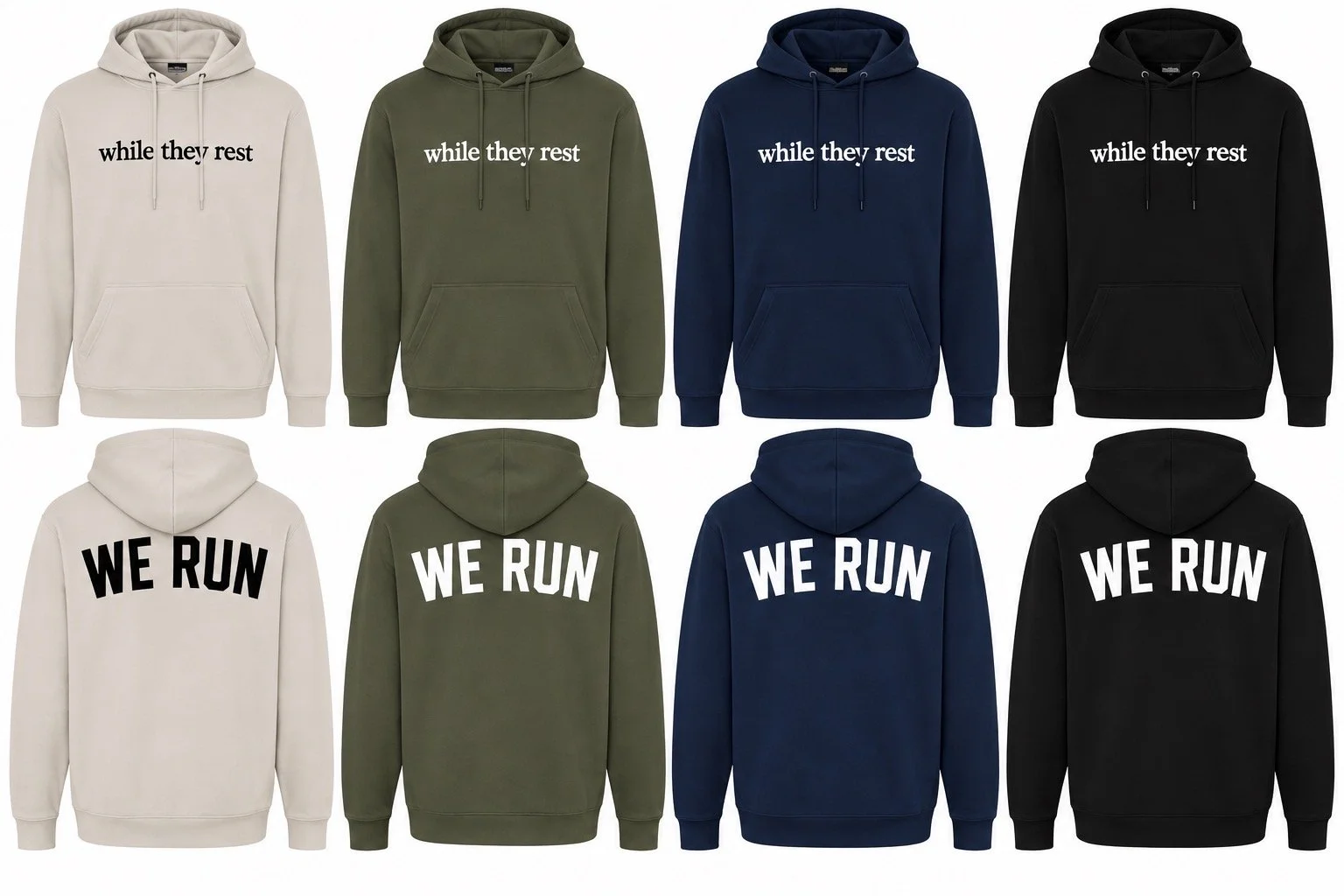 Independent Trading Co. Unisex Performance We Run Logo