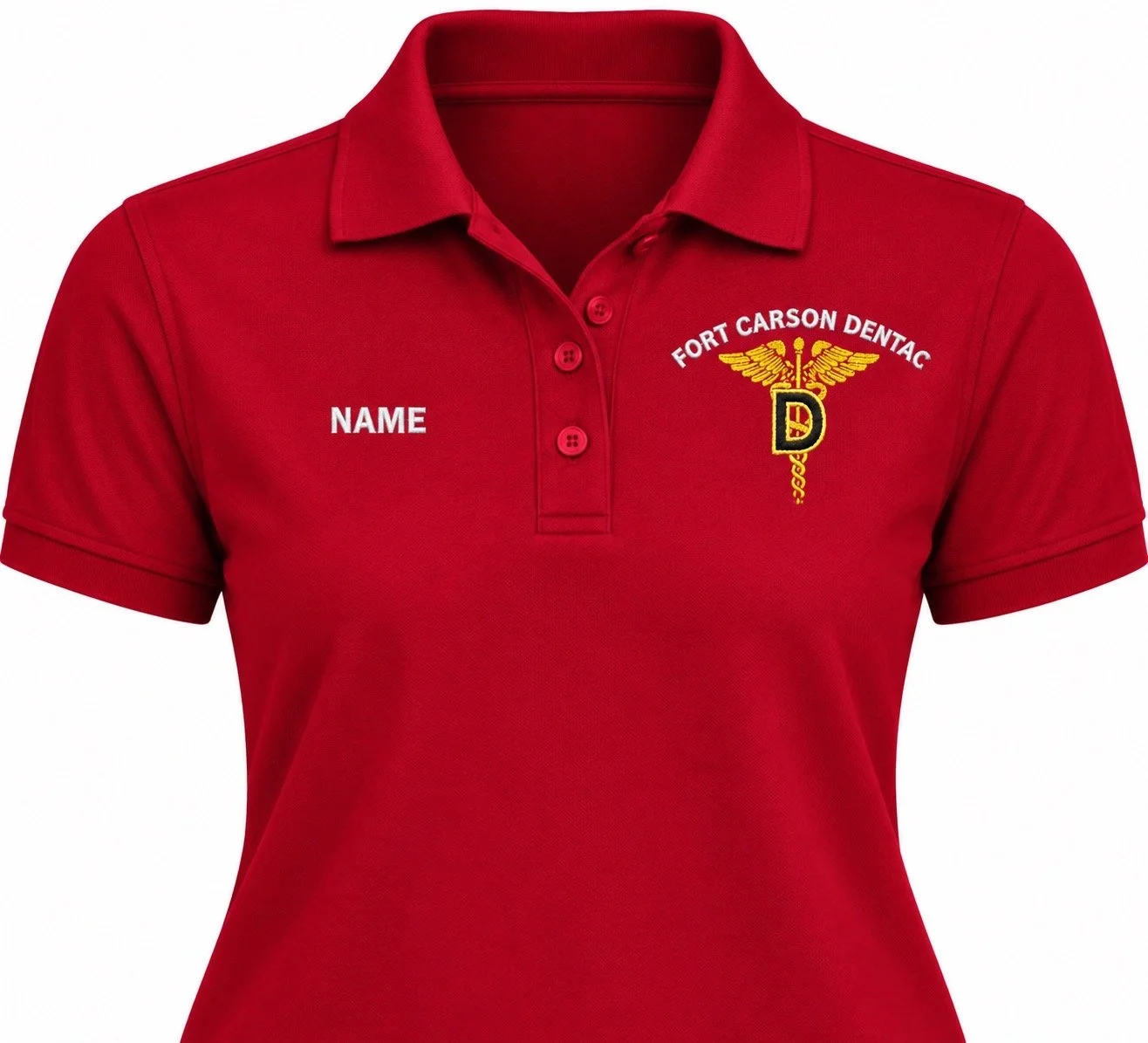 Fort Carson DENTAC Women’s Embroidered Polo