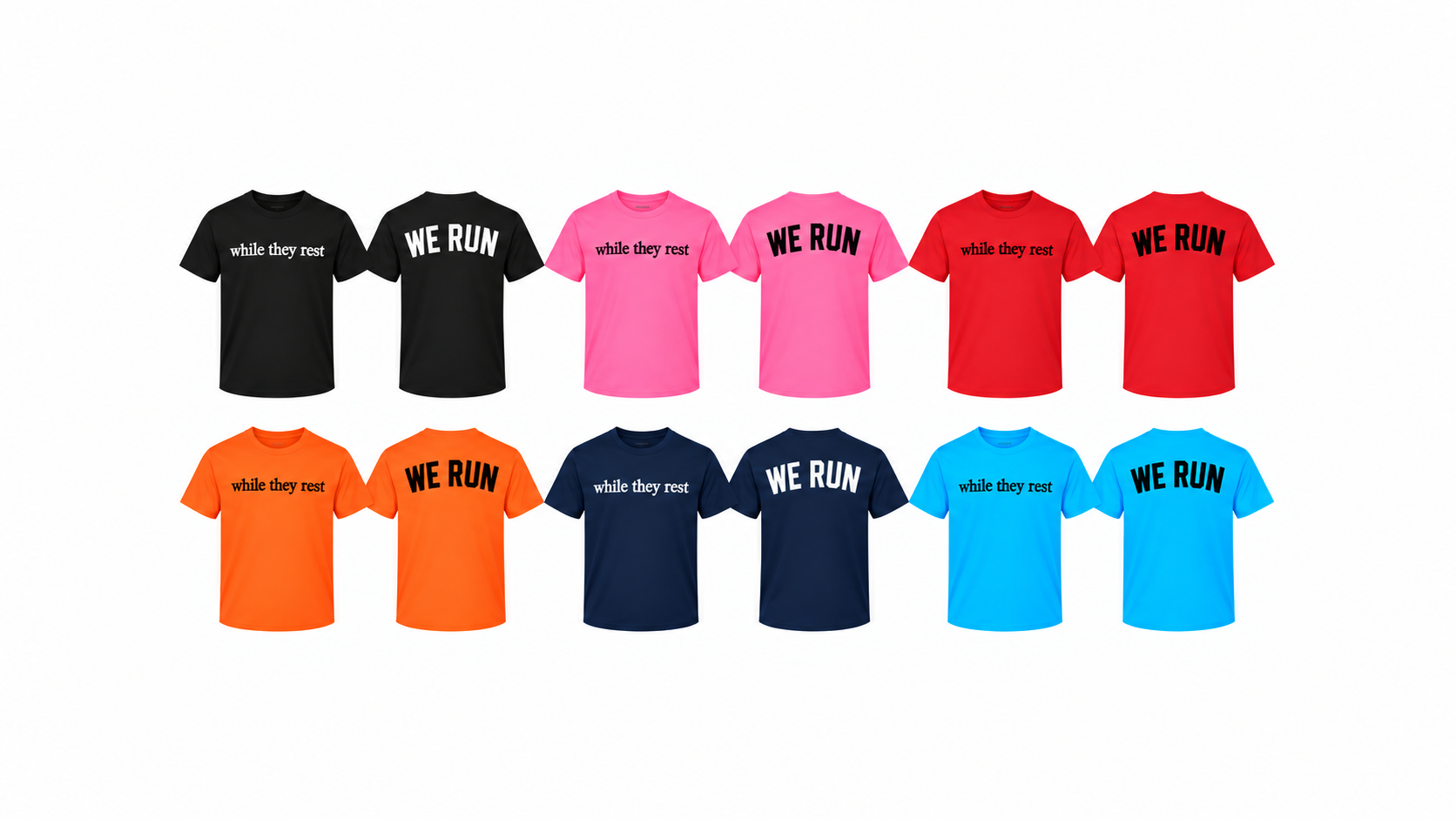 Unisex Performance T-Shirt with We Run Logo
