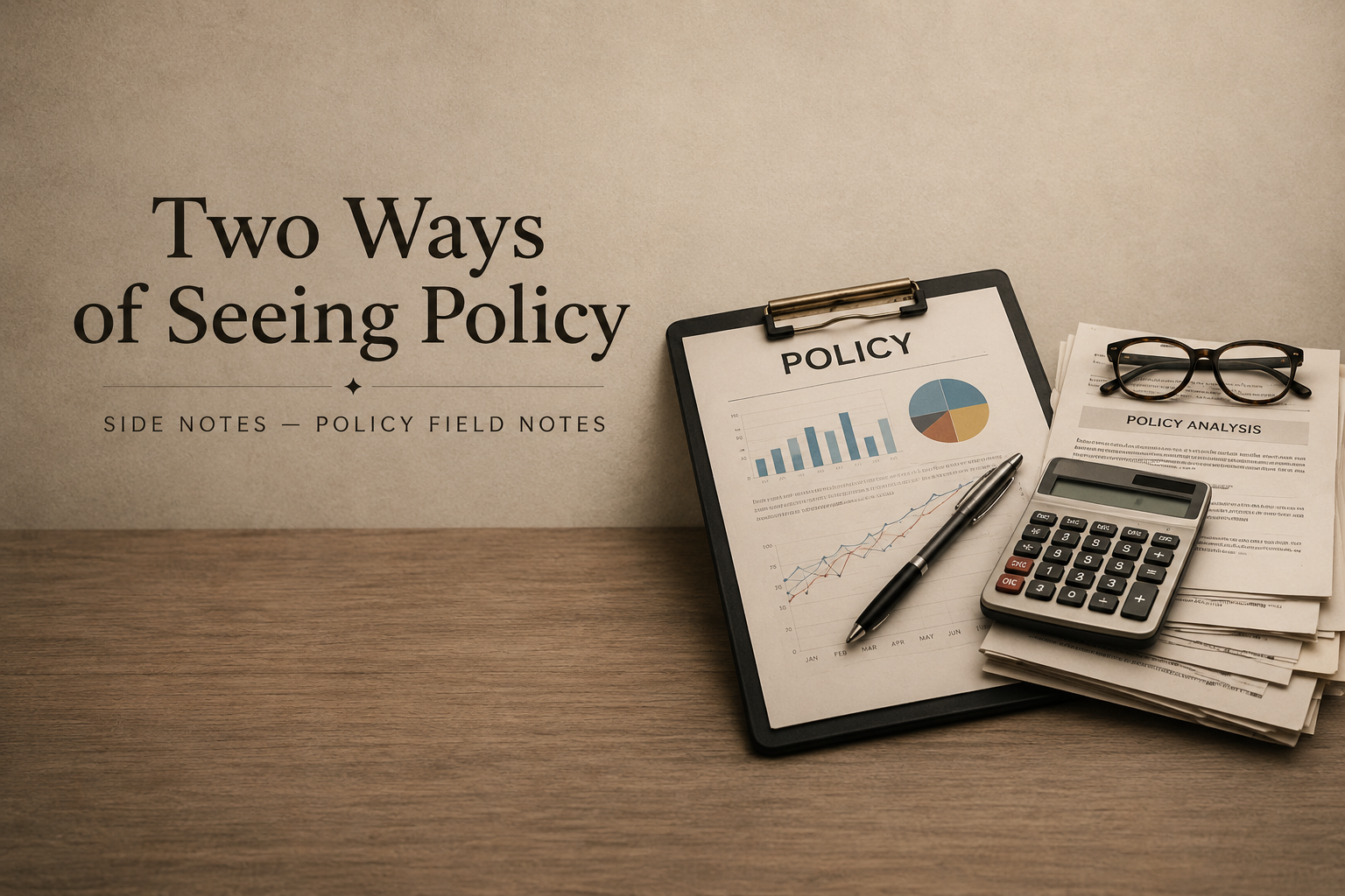 Two Ways of Seeing Policy