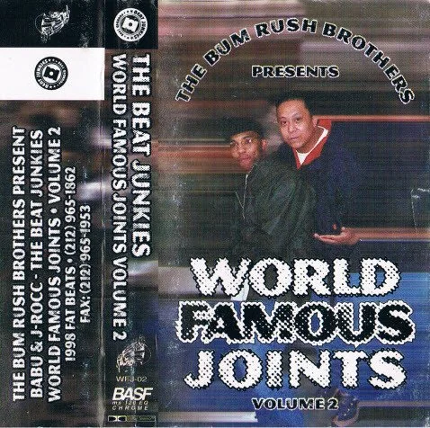 The Bum Rush Brothers* Presents Babu & J-Rocc* - The Beat Junkies* – World Famous Joints Volume 2 | 1998