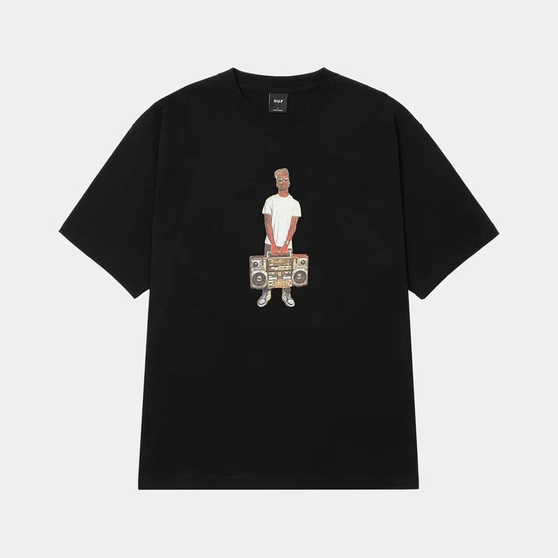 Stones Throw x HUF: J.Rocc Japan Tour Tee (Black)