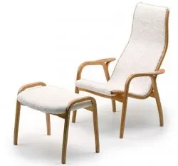 Lamino Easy Chair (Oak and Sheepskin, 1956)