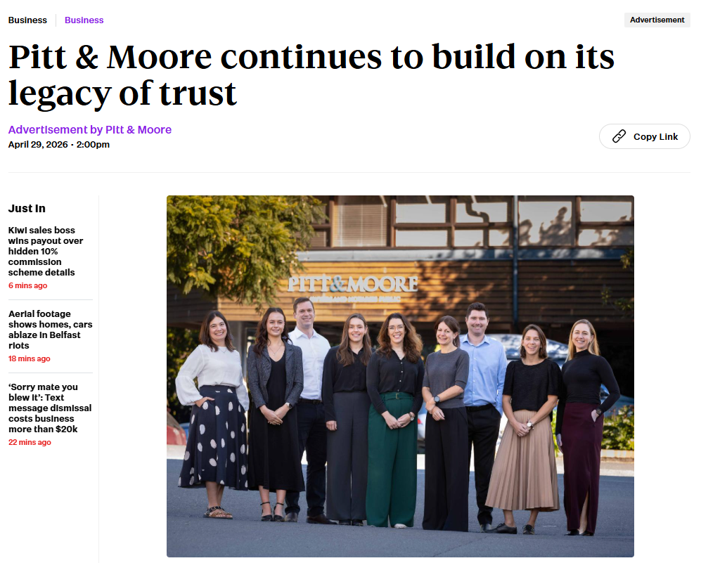 Pitt &amp; Moore continues to build on its legacy of trust