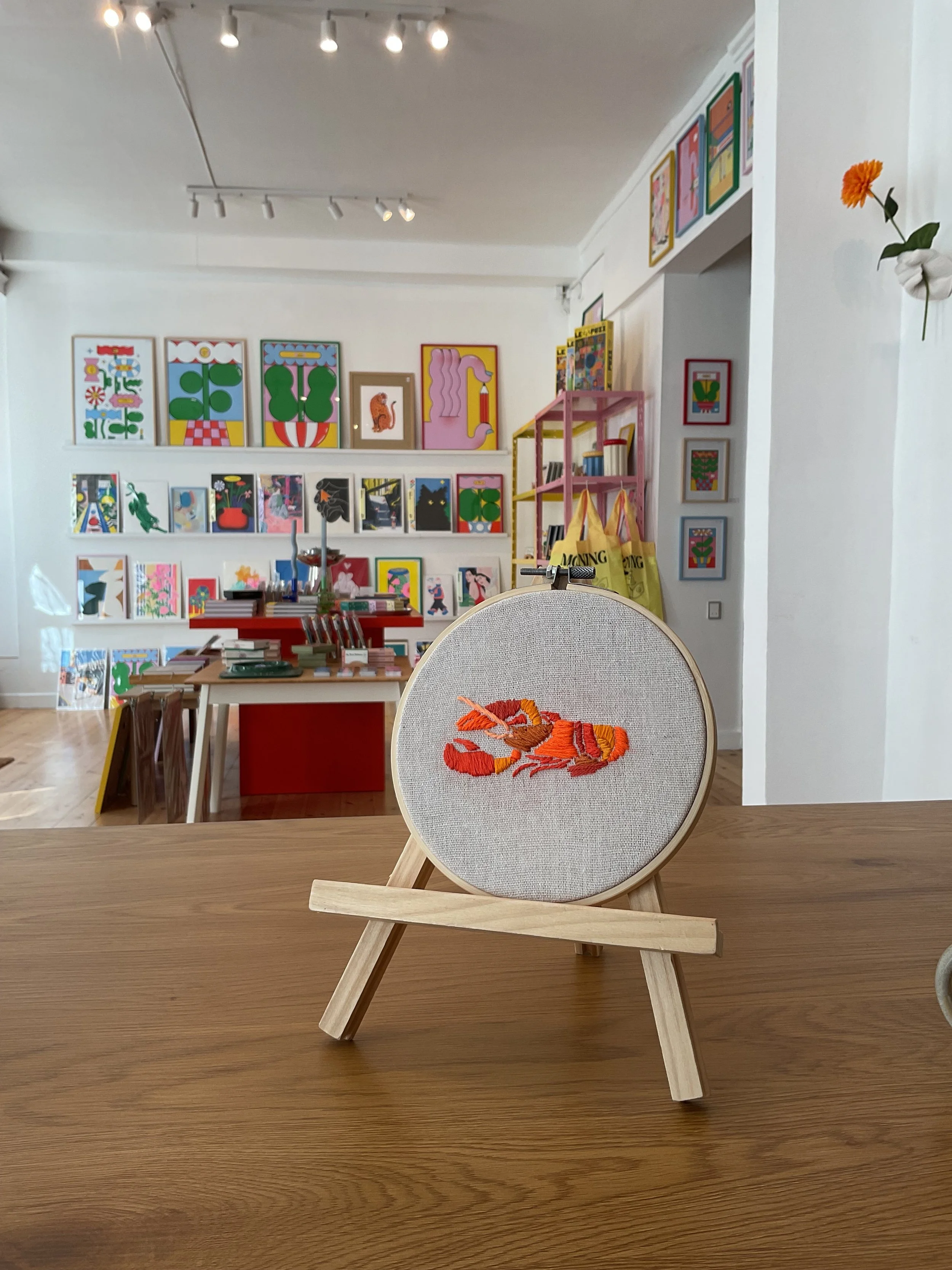 10th August, 2pm | Makers Club Embroidery at Flan Art  Café