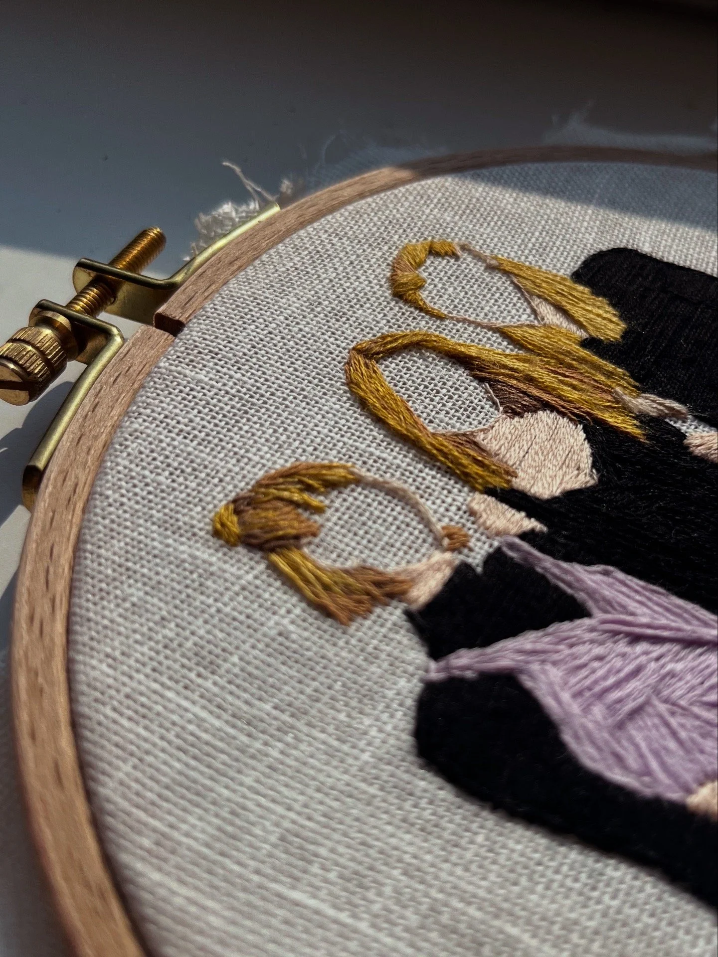 Modern embroidery technique