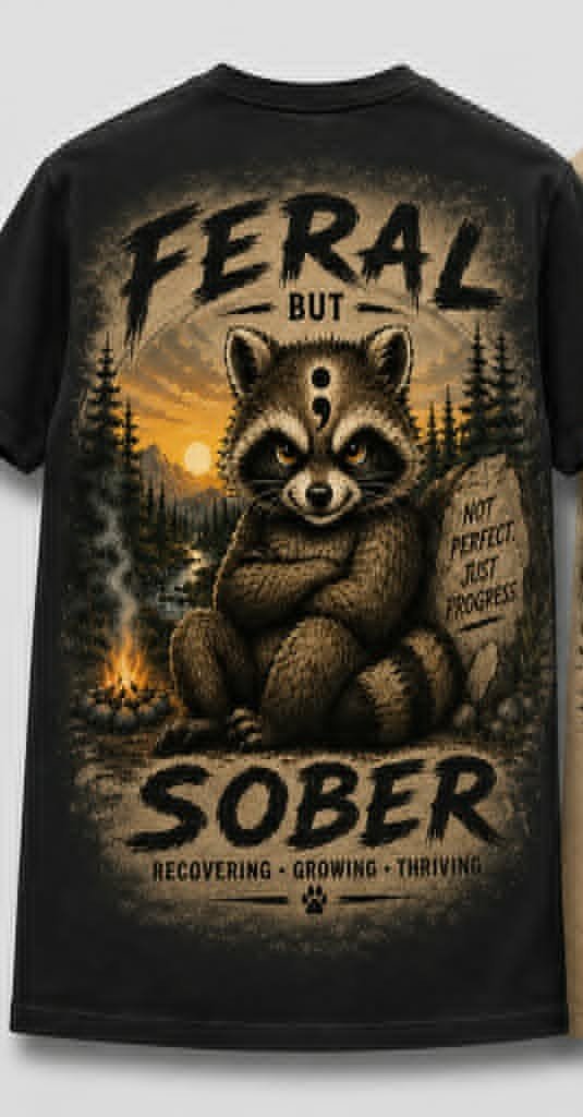 Official Feral But Sober #2 by Sarcastically Sober