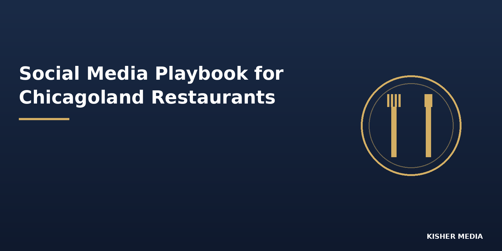 Social Media Playbook for Chicagoland Restaurants&nbsp;