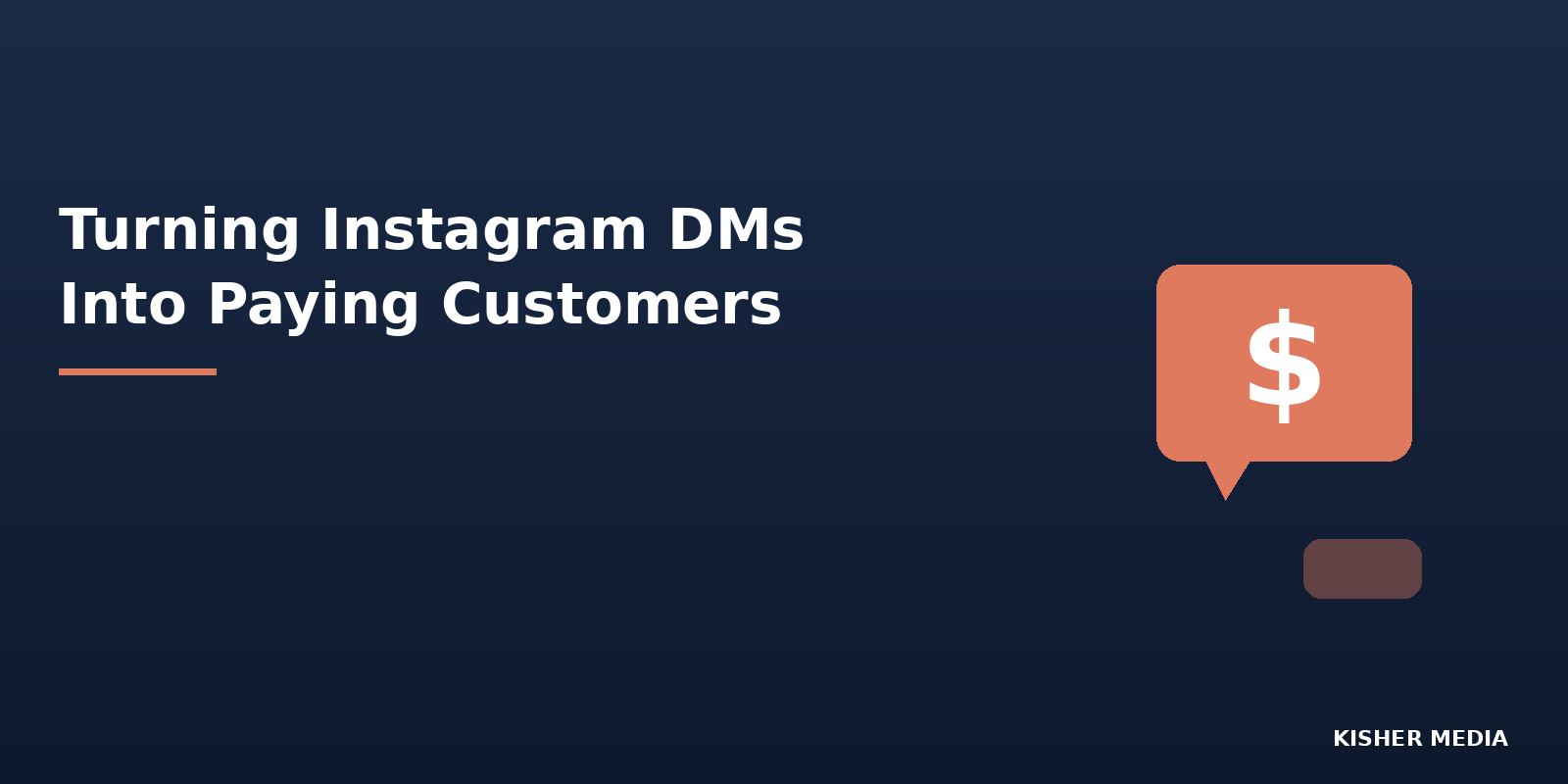 Turning Instagram DMs Into Paying Customers&nbsp;