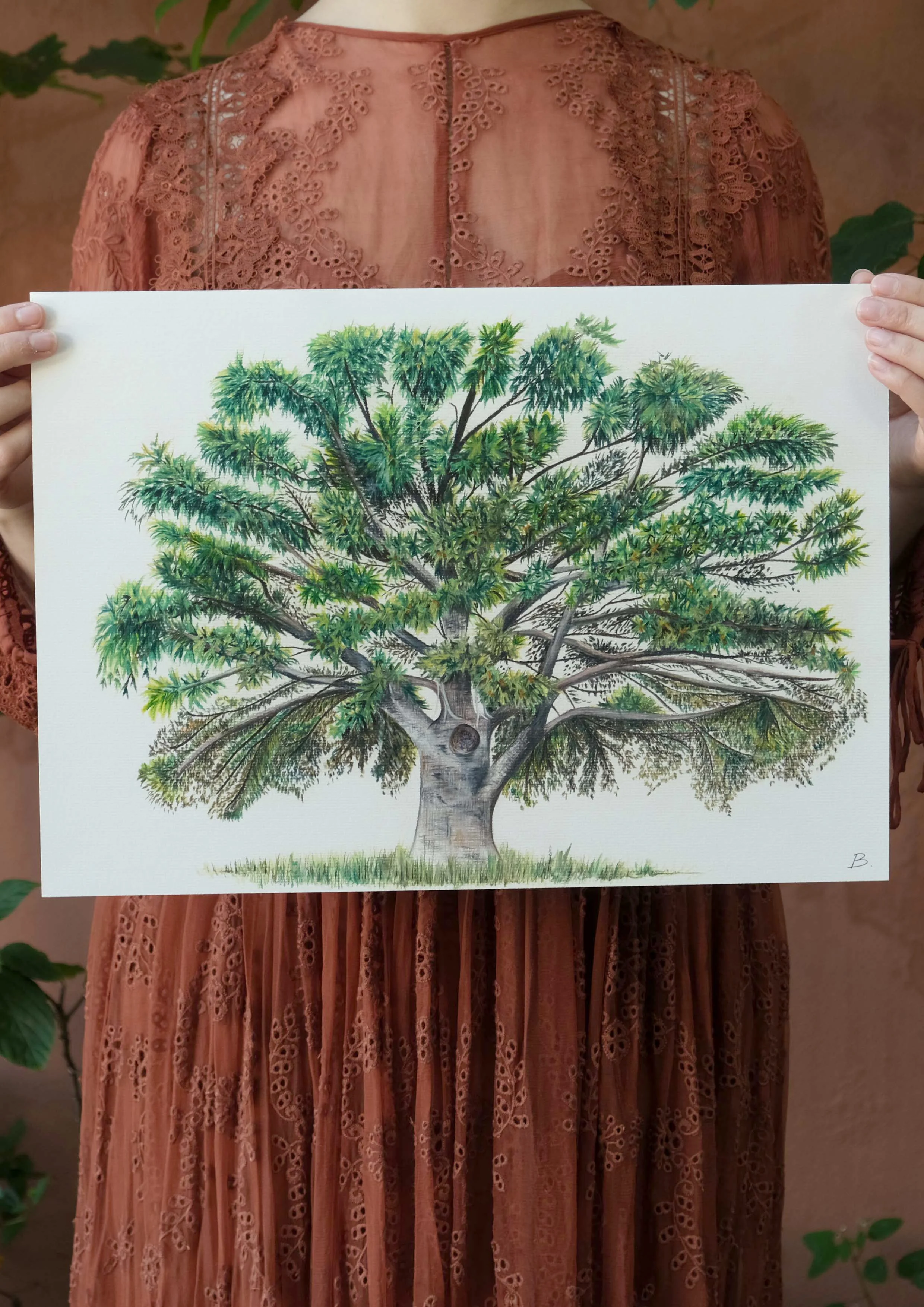 Tree In Summer Print