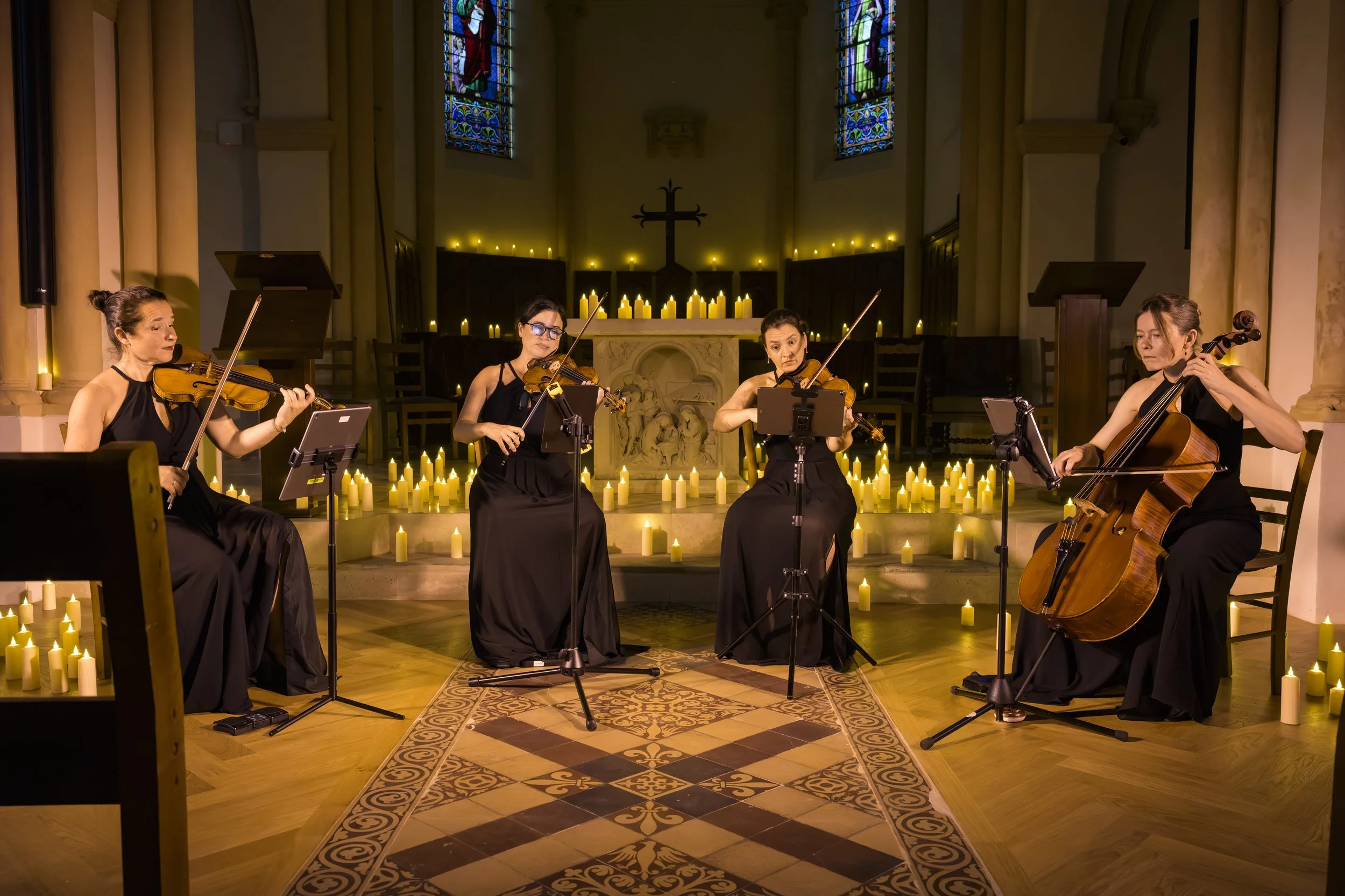 Un concert aux bougies en l’église Saint Nicolas à Houilles