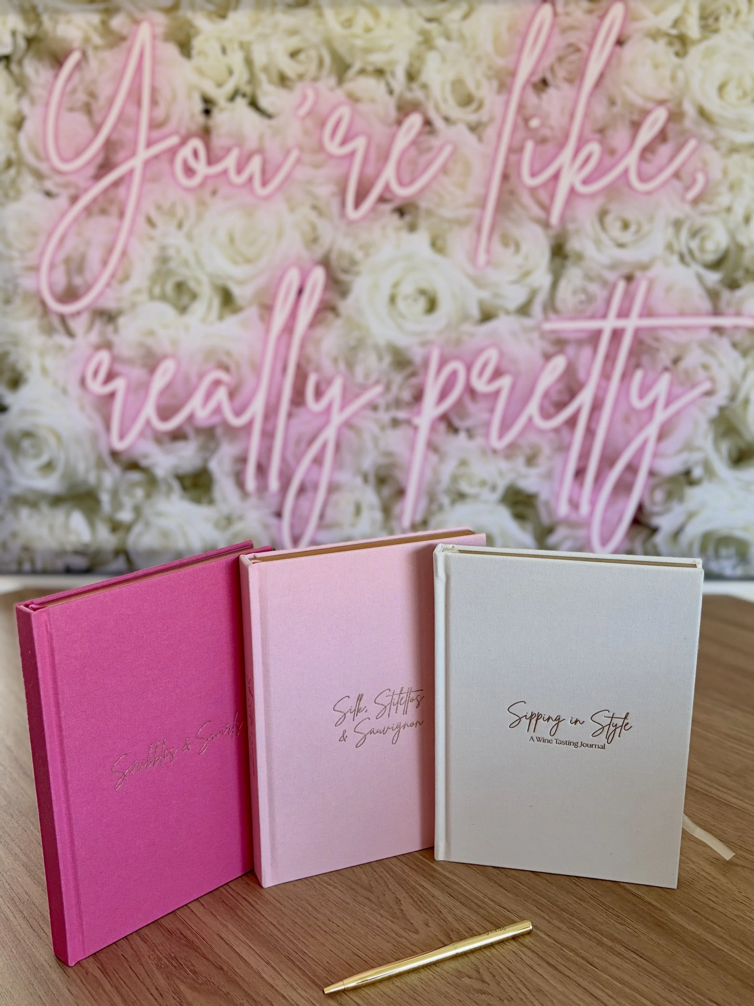 Pretty on the outside, personal on the inside 🖊️📚

Our wine tasting journal, lined and plain notebooks are waiting for your thoughts, sips and ideas 🥂🩷

Which one will you start with? Shop is live, link in bio 

#journalling #winelover #stationer