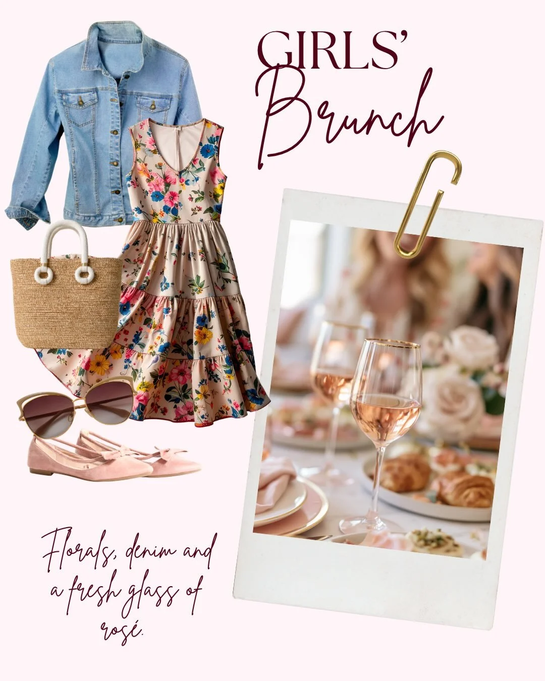 What&rsquo;s your style this spring? Here are a few of our picks 🌸

Brunch with the girls that starts with one glass of ros&eacute; and turns into a long afternoon of great food, laughter and the best conversations.

A candlelit date night with a ch