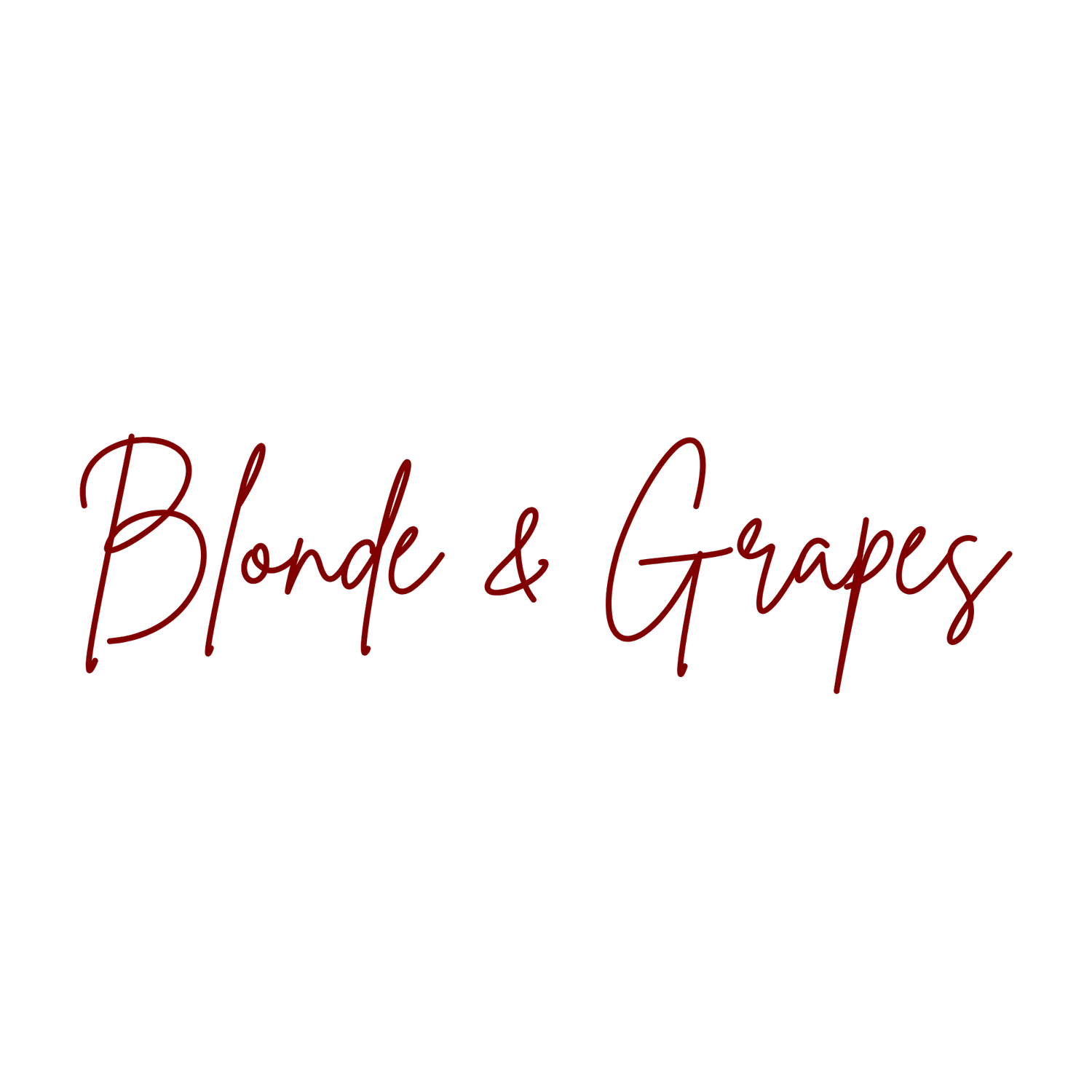 Blonde &amp; Grapes