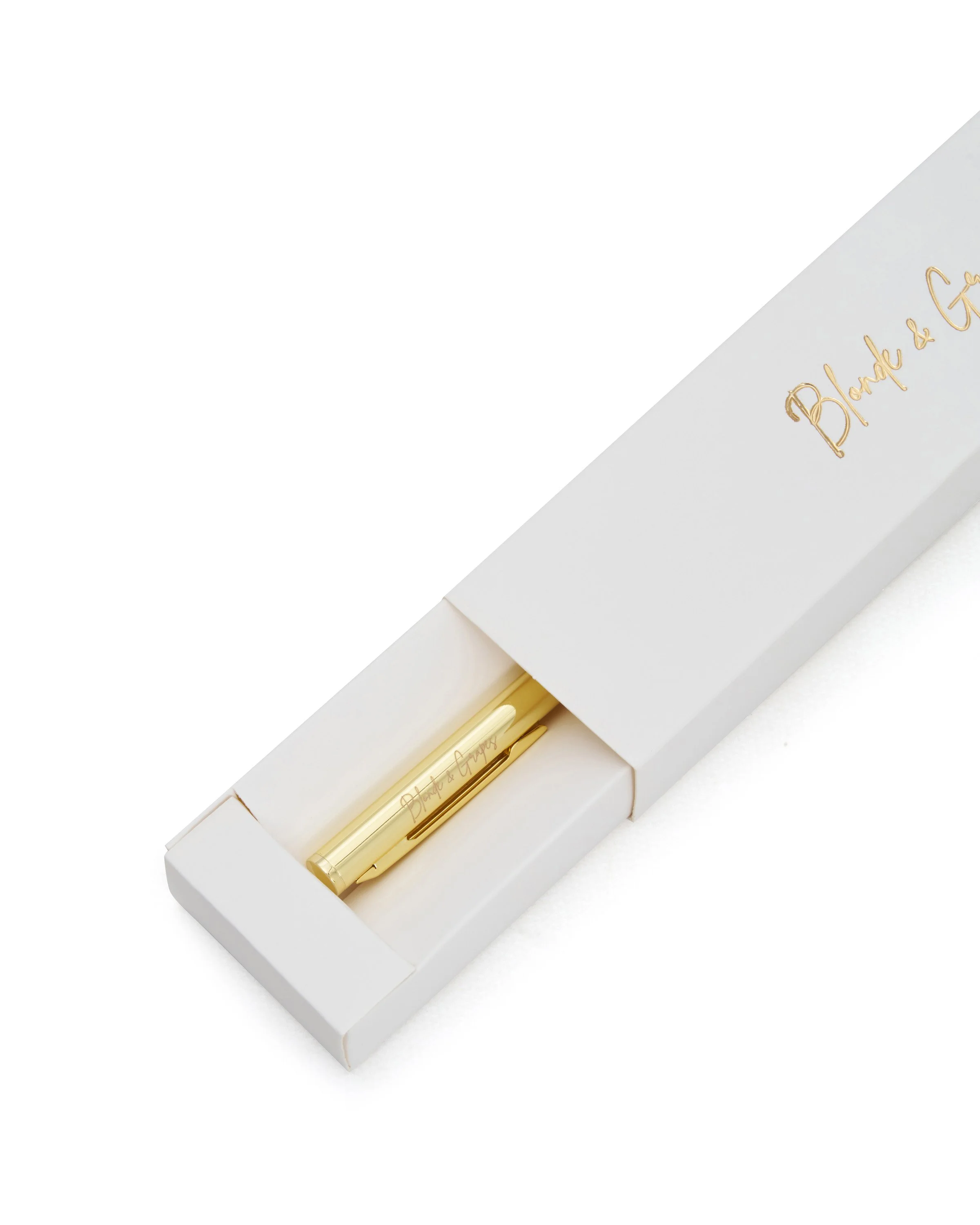 The Blonde & Grapes Gold Pen
