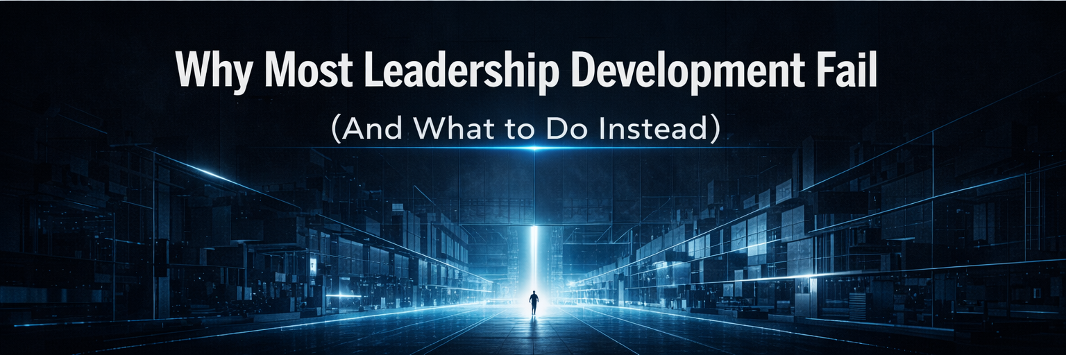 Why Most Leadership Development Programs Fail (And What to Do Instead)
