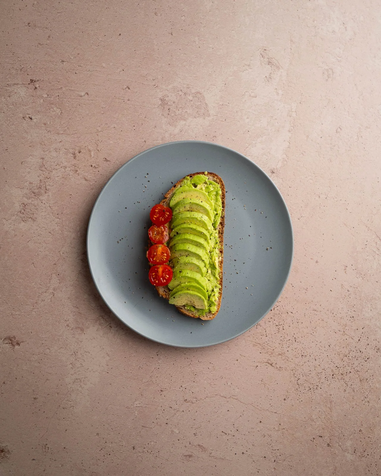 Avocado toast food photography Hong Kong