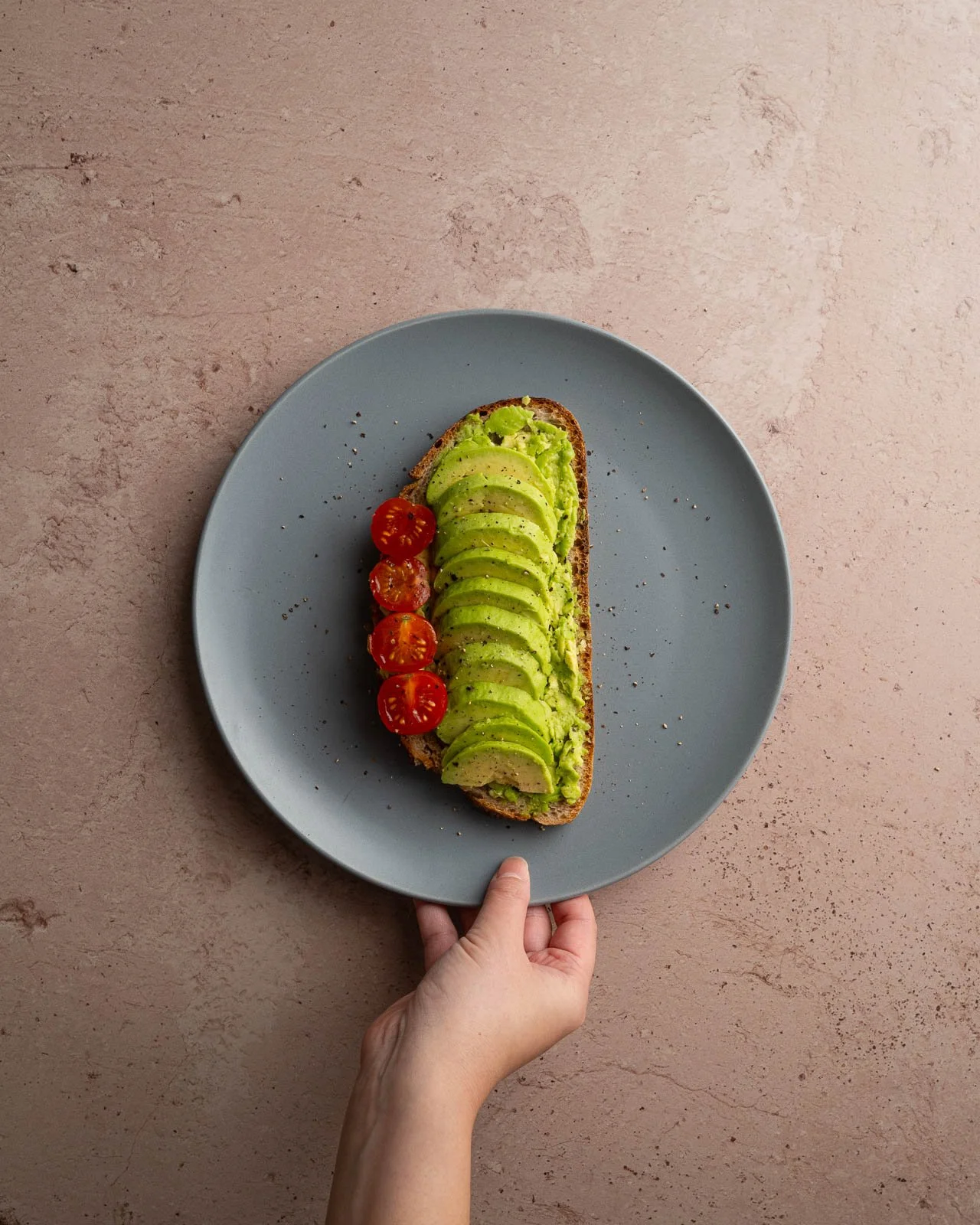 Tomato avocado food photography Hong Kong