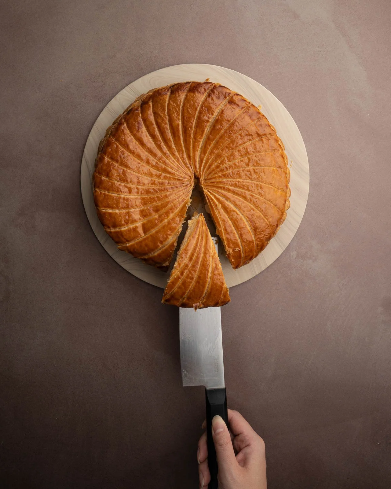 Kings cake slice food photography Hong Kong