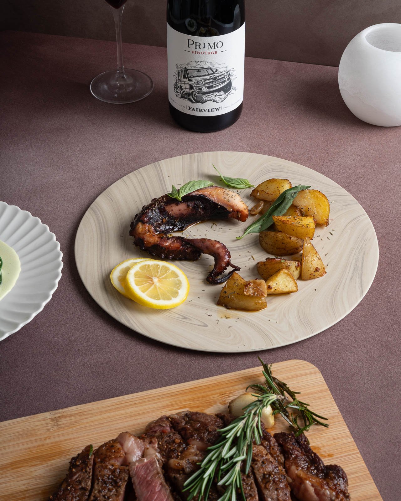 Octopus dish food photography Hong Kong