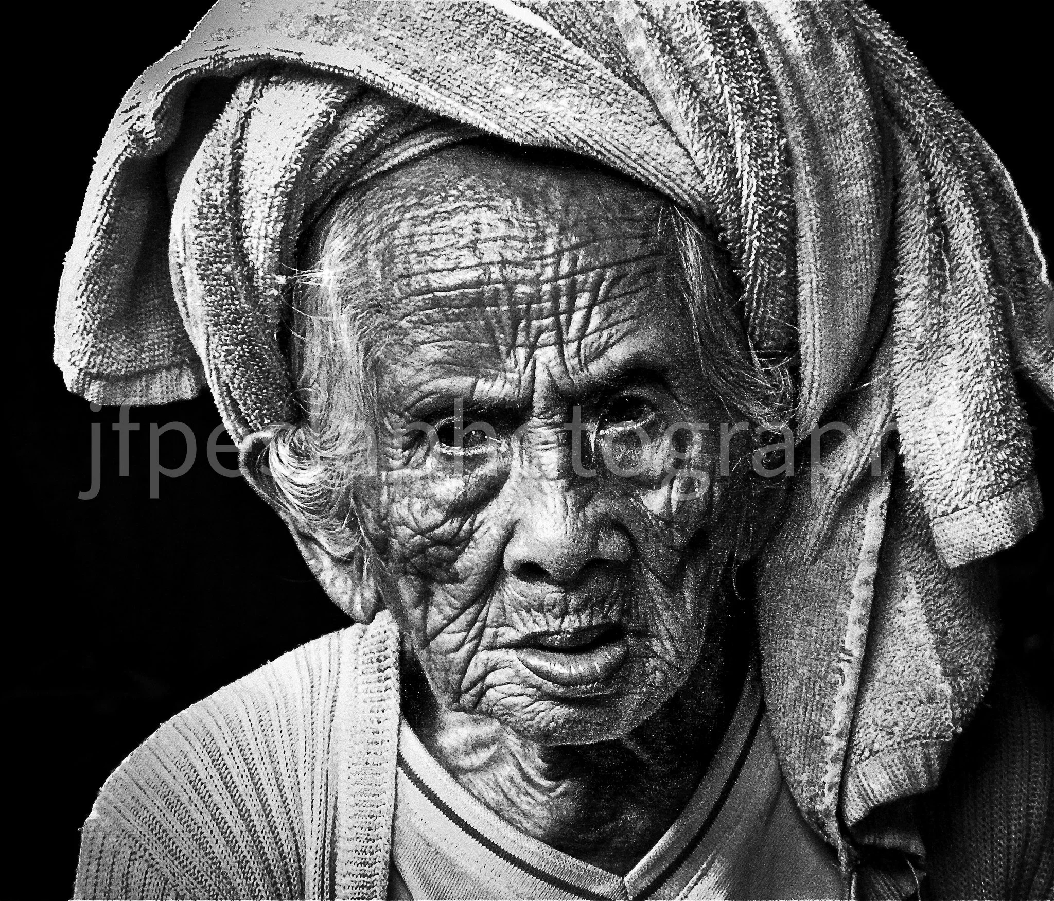 Dame à la serviette. Bali