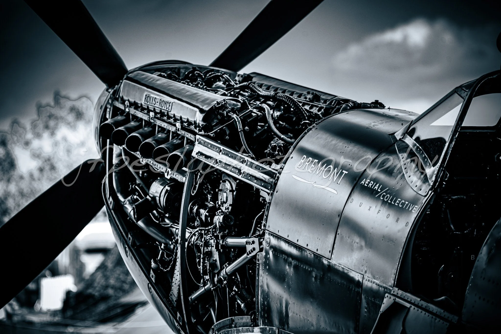 Moteur 12 cylindres en V Rolls-Royce Merlin 61 Spitfire