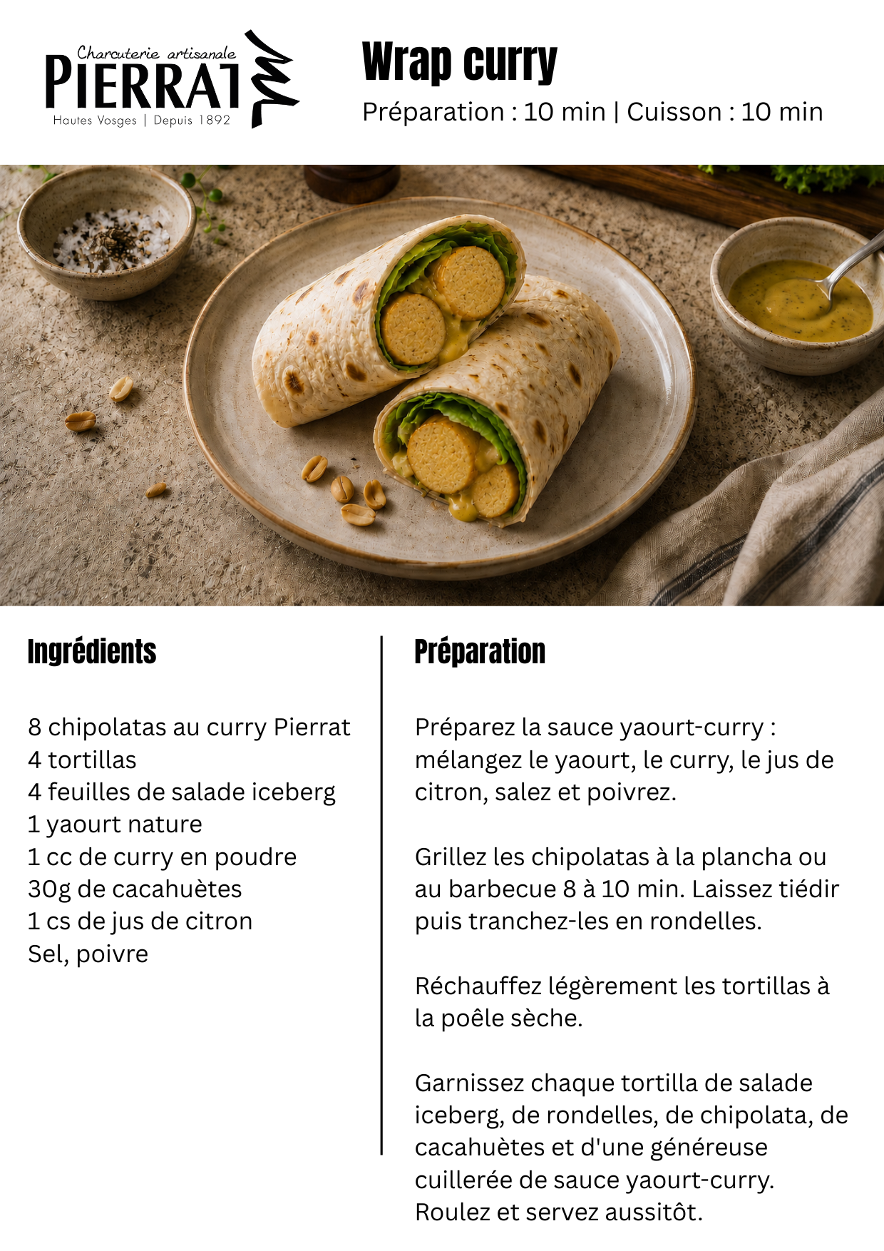 Wrap curry